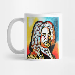 George Frideric Handel Abstract Portrait | George Frideric Handel Artwork 2 Mug